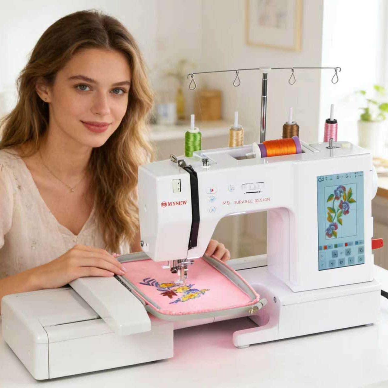 Máquina de Bordar Computarizad - Embroidery Machine Computerized reseña y precio