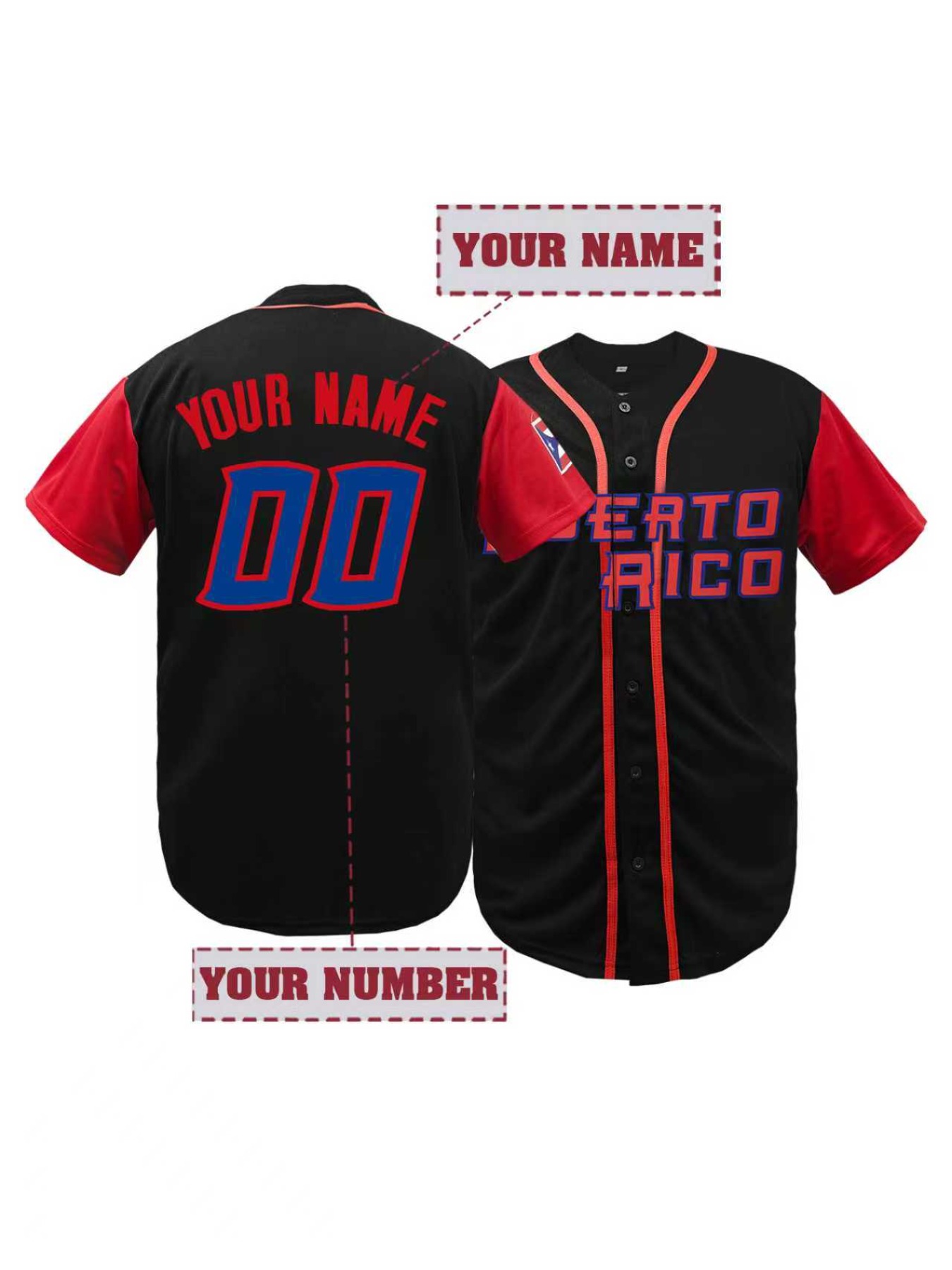 Camiseta de Béisbol Personaliz - Embroidery Jersey reseña y precio