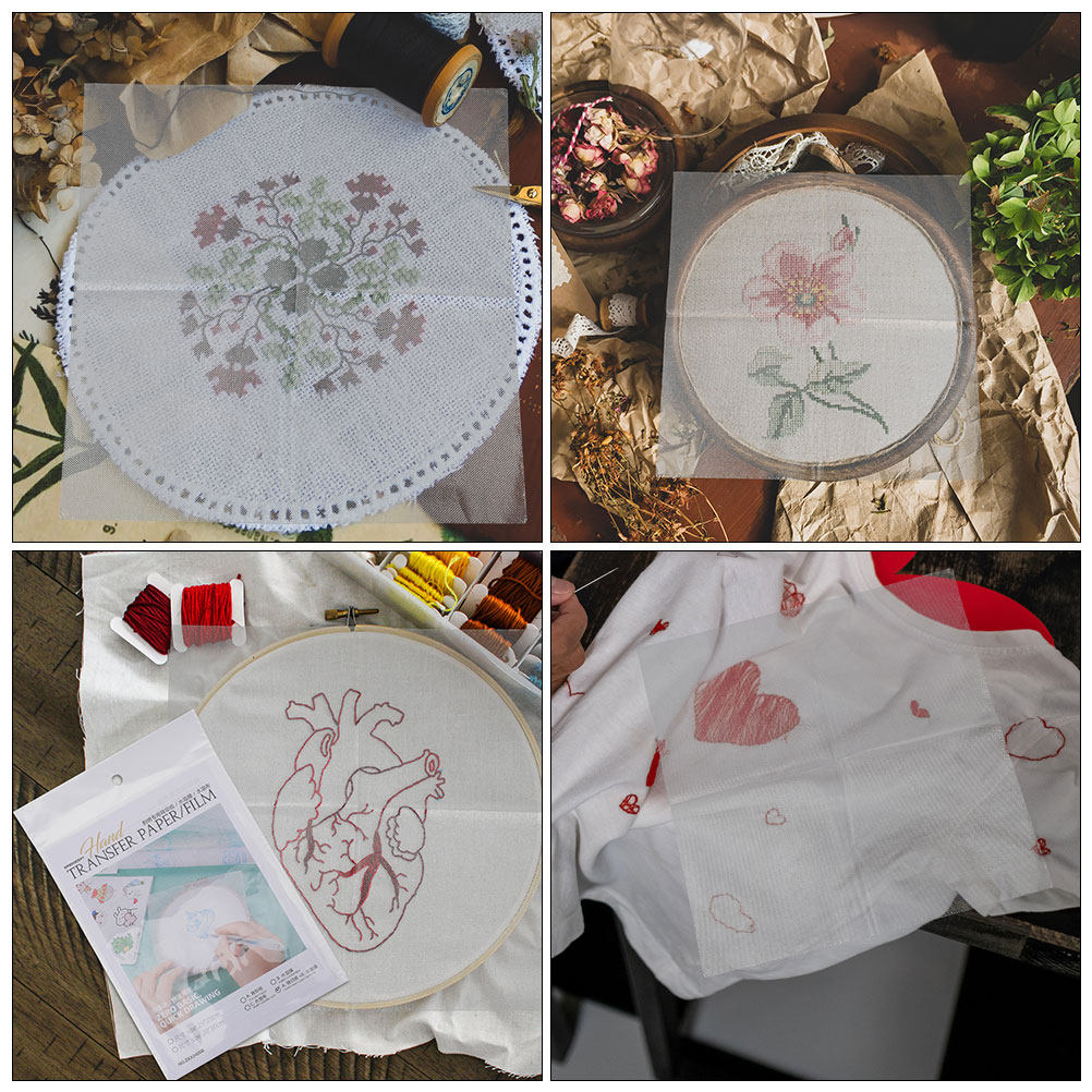 Juego de 8 Hojas de Papel de T - Embroidery Kit reseña y precio