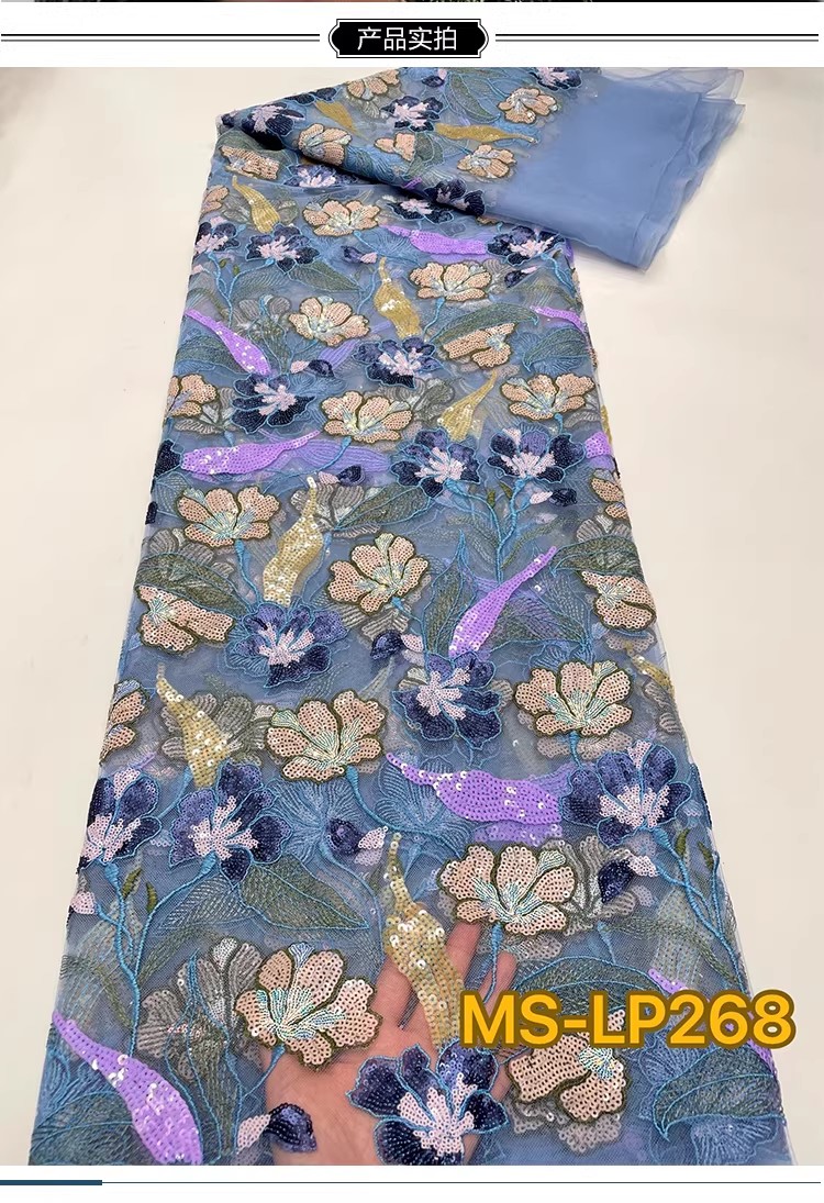 1 yarda de tela de lujo de dob - Embroidery Lace reseña y precio