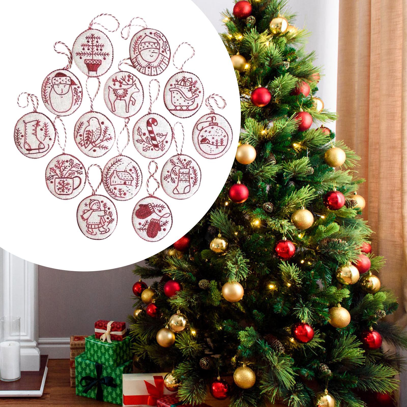 Kit de adornos navideños borda - Embroidery Xmas Ornaments reseña y precio
