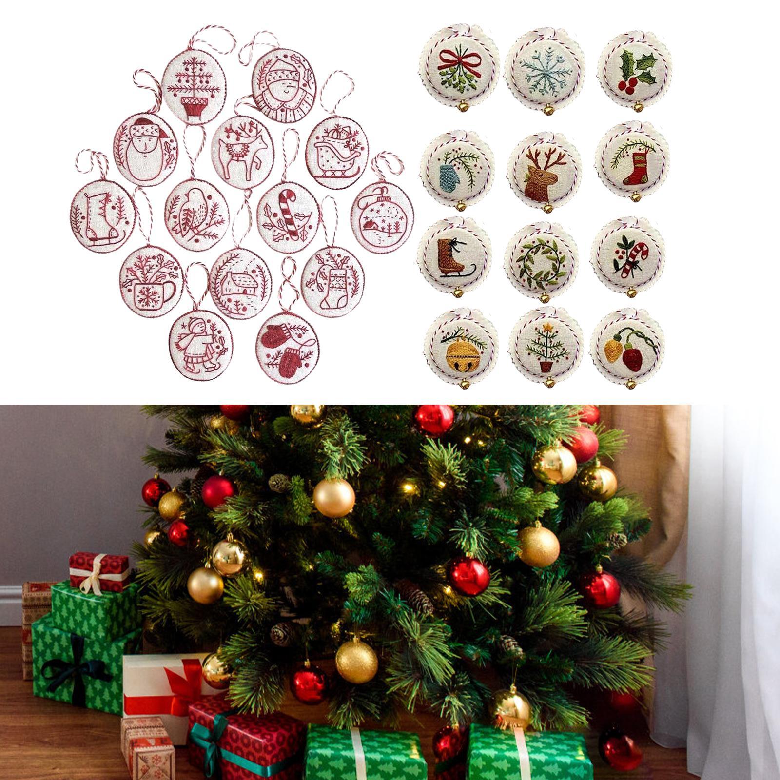 Kit de adornos navideños borda - Embroidery Xmas Ornaments reseña y precio