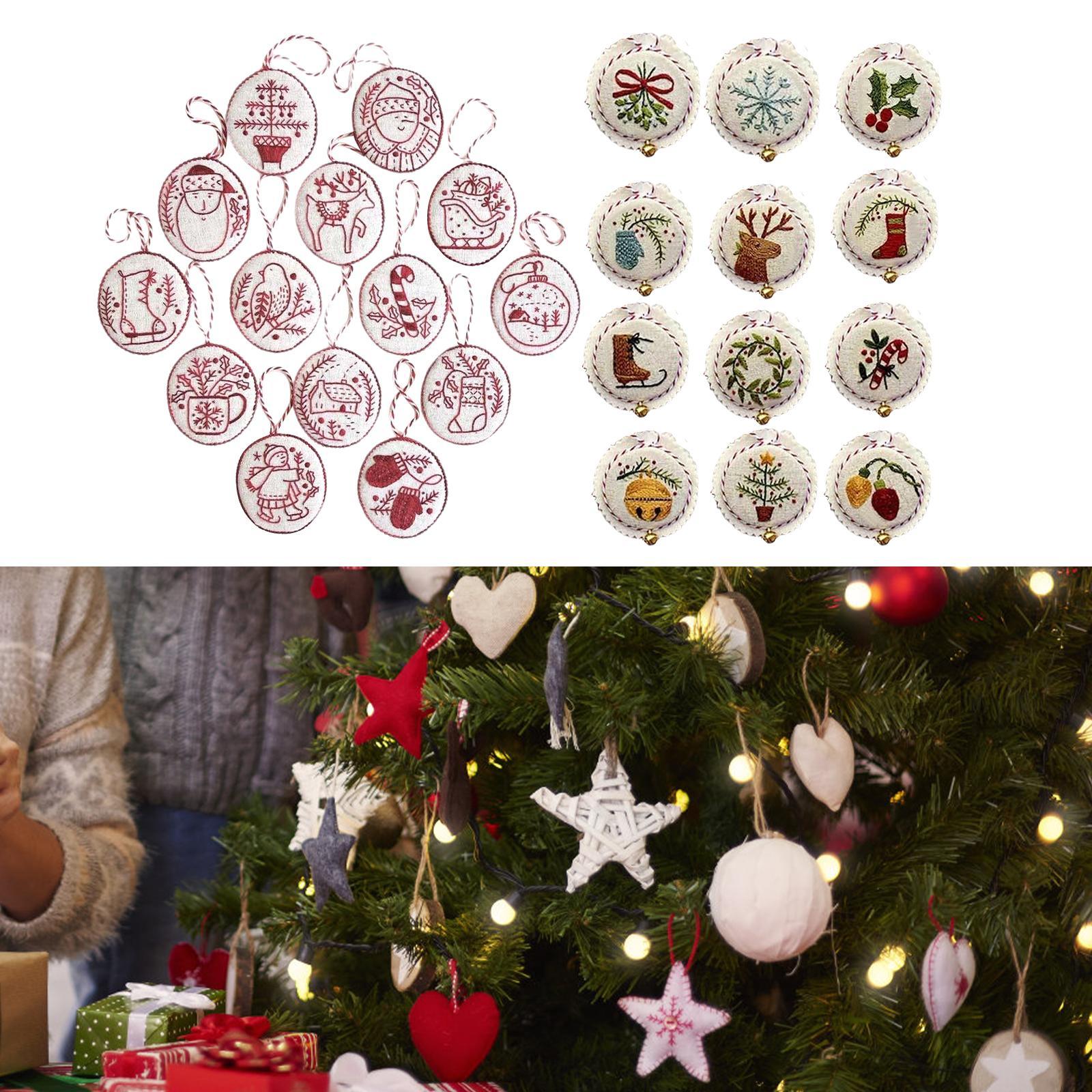 Kit de adornos navideños borda - Embroidery Xmas Ornaments reseña y precio