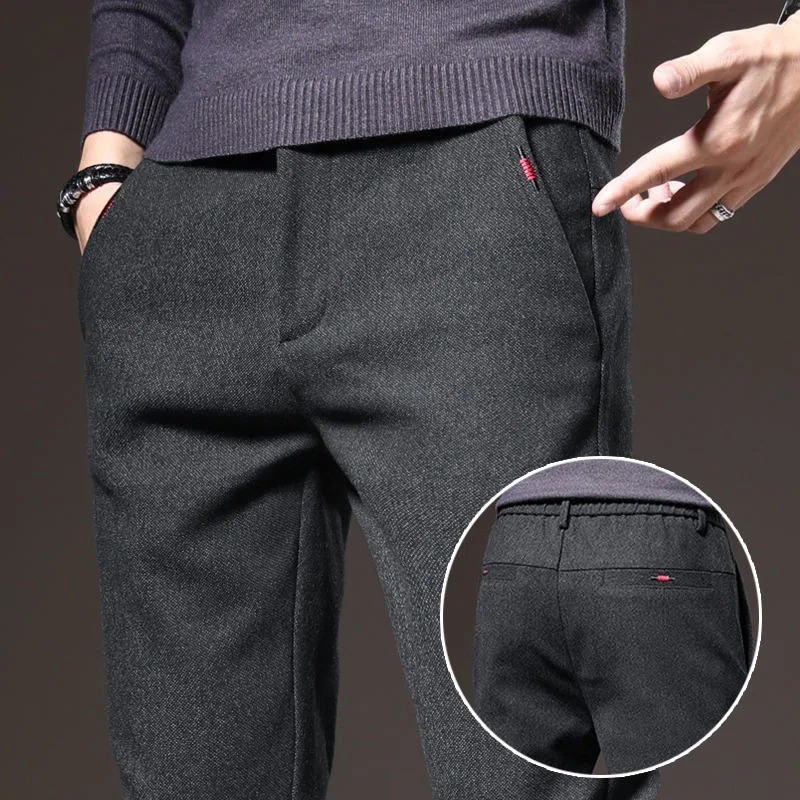 Pantalones informales para hom - Embroidery Jersey reseña y precio