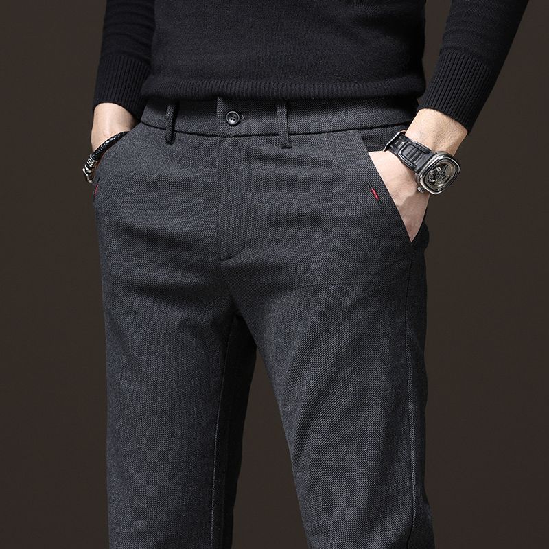 Pantalones informales para hom - Embroidery Jersey reseña y precio