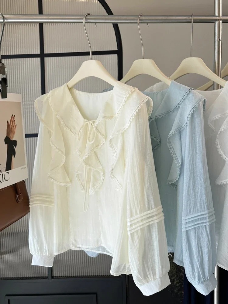 Blusa Elegante Francesa con Cu - Embroidery Origin reseña y precio